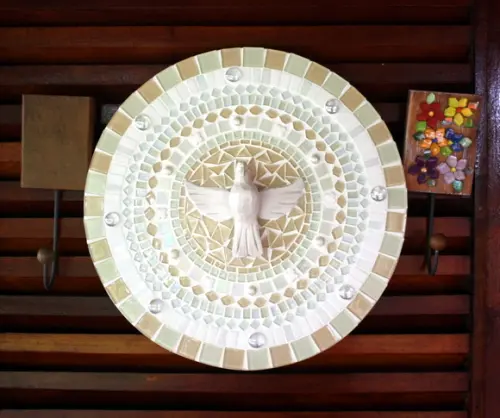 Mandala Divino Espírito Santo Rosê