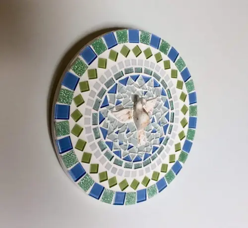 Mandala Divino Espírito Santo verde água