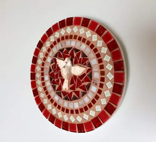 Mandala Divino Espírito Santo Vermelha