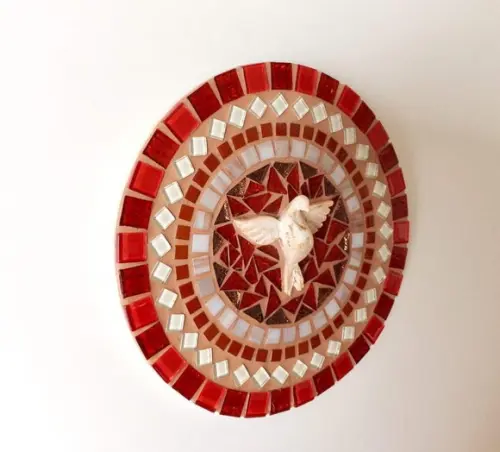 Mandala Divino Espírito Santo Vermelha