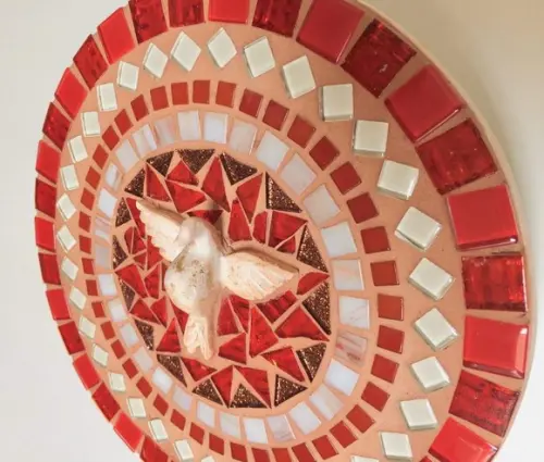 Mandala Divino Espírito Santo Vermelha