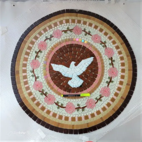 Mandala Divino para Aplicação em Área Externa