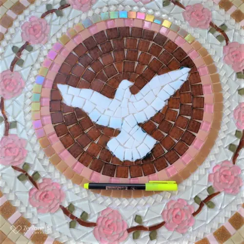 Mandala Divino para Aplicação em Área Externa