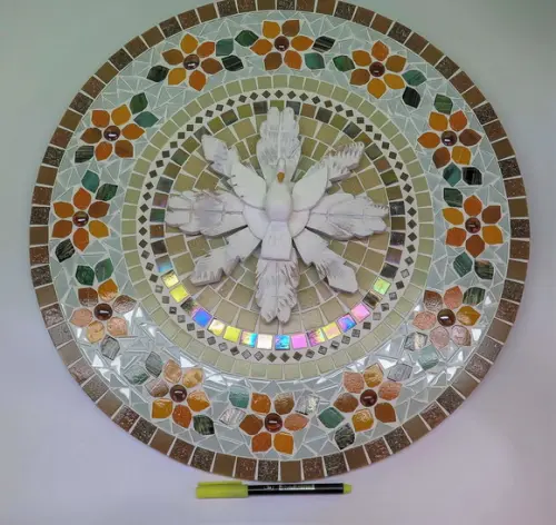 Mandala Divino Resplendor em Mosaico