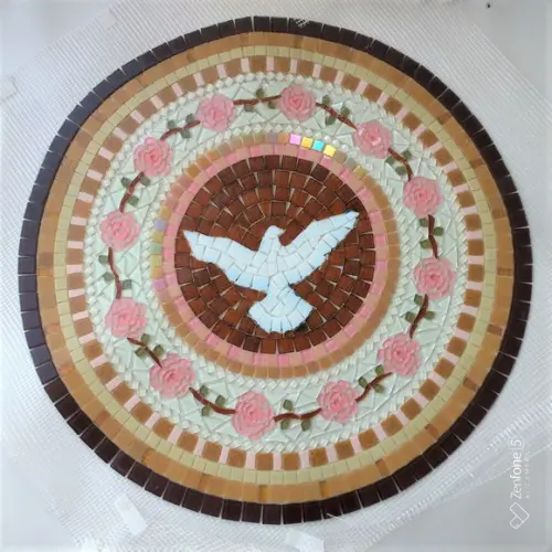 Mandala Divino para Aplicação em Área Externa