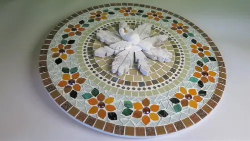 Mandala Divino Resplendor em Mosaico