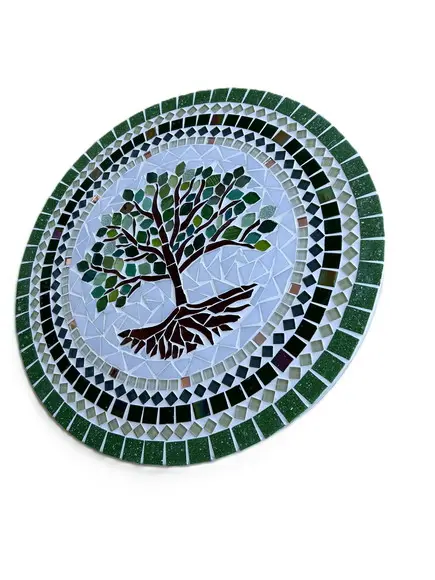 Mandala em Mosaico Árvore da Vida