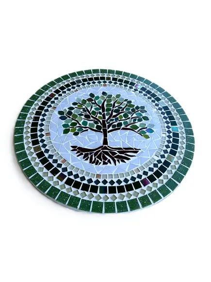 Mandala em Mosaico Árvore da Vida