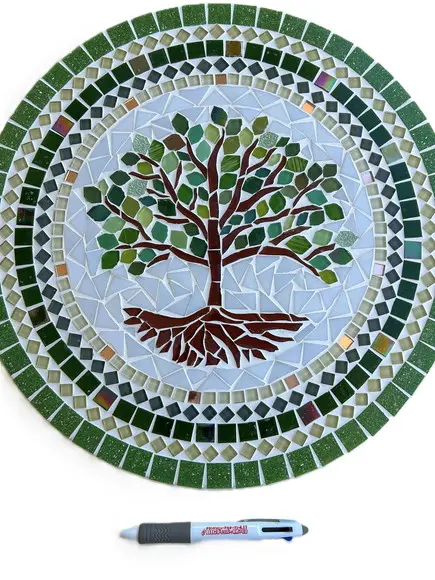 Mandala em Mosaico Árvore da Vida