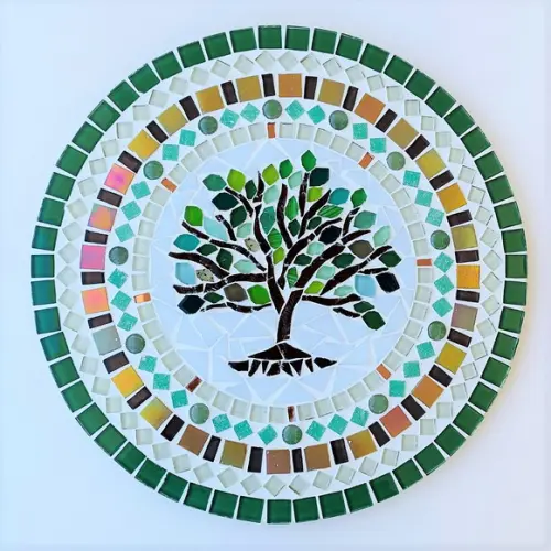Mandala em Mosaico Árvore da Vida