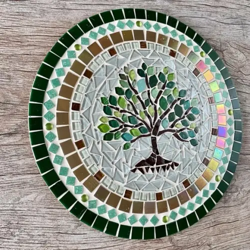 Mandala em Mosaico Árvore da Vida