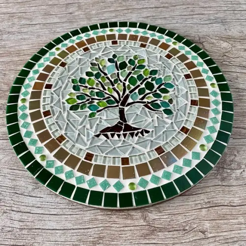 Mandala em Mosaico Árvore da Vida