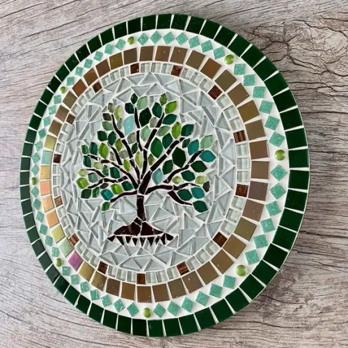 Mandala em Mosaico Árvore da Vida