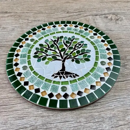 Mandala em Mosaico Árvore da Vida