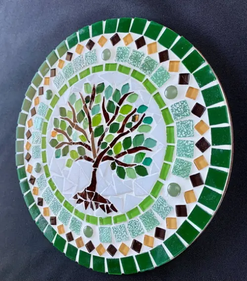 Mandala em Mosaico Árvore da Vida