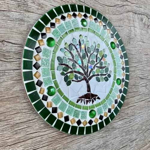 Mandala em Mosaico Árvore da Vida