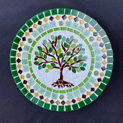 Mandala em Mosaico Árvore da Vida