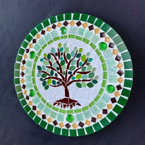 Mandala em Mosaico Árvore da Vida