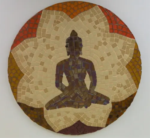 Mandala em Mosaico Buda