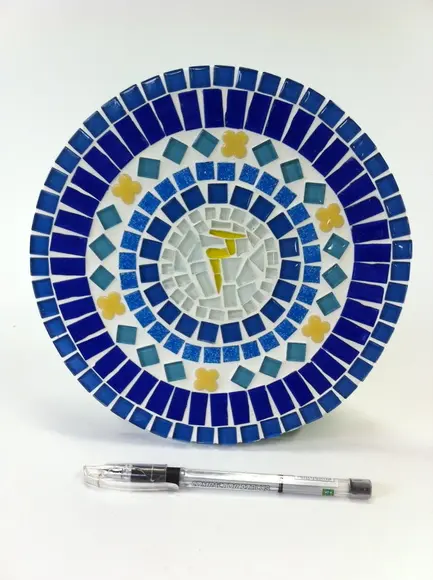 Mandala em Mosaico Chakra Plexo Solar