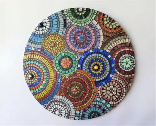 Mandala em Mosaico Círculos 60