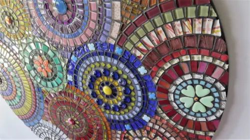 Mandala em Mosaico Círculos 60