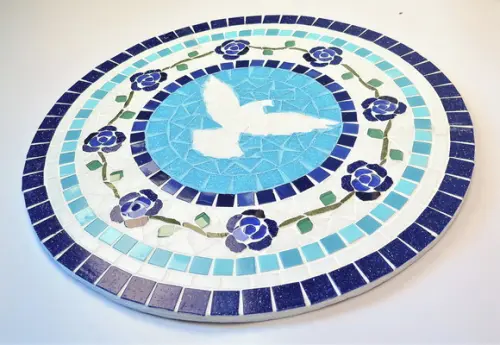 Mandala em Mosaico Divino