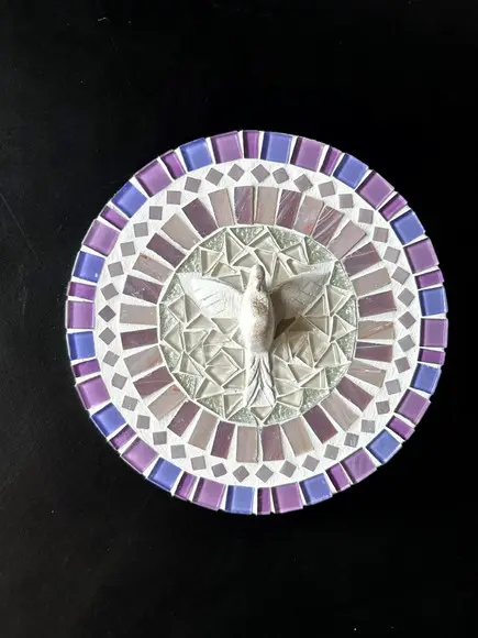 Mandala em Mosaico Divino Espírito Santo