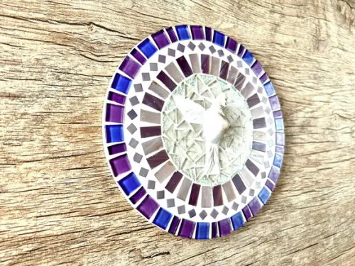 Mandala em Mosaico Divino Espírito Santo