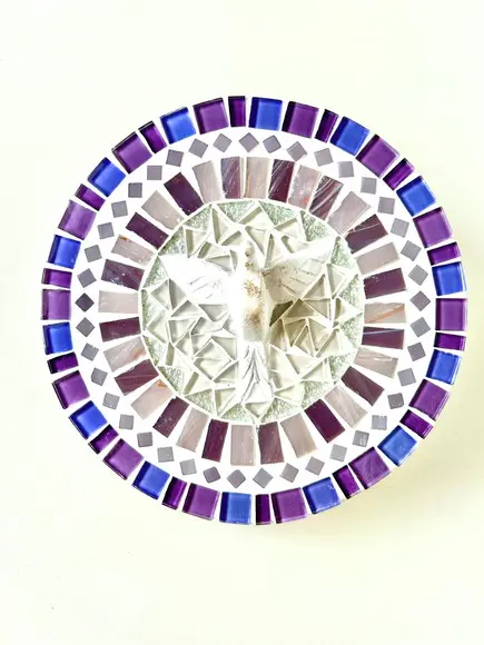 Mandala em Mosaico Divino Espírito Santo