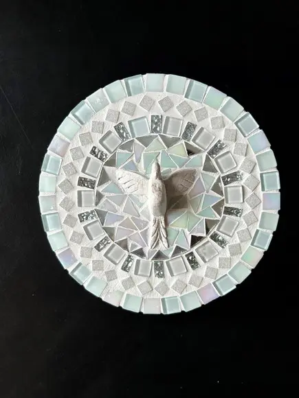 Mandala em Mosaico Divino Espírito Santo
