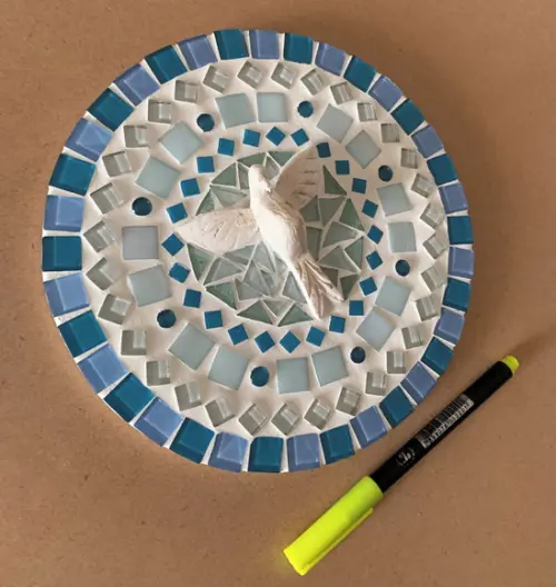 Mandala em Mosaico Divino Espírito Santo