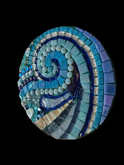 Mandala em Mosaico Elemento Água