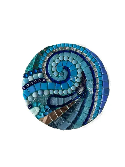 Mandala em Mosaico Elemento Água