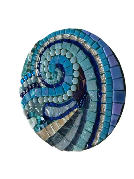 Mandala em Mosaico Elemento Água