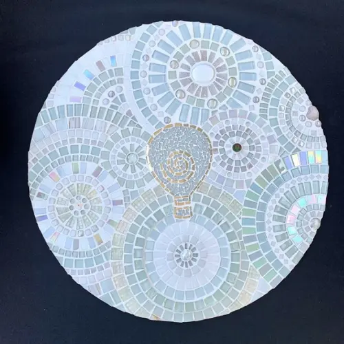 Mandala em Mosaico Elemento Ar