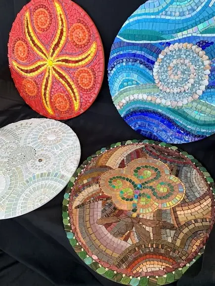 Mandala em Mosaico Elemento Ar