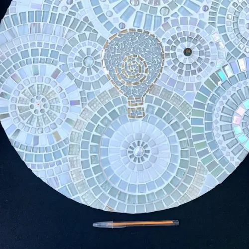 Mandala em Mosaico Elemento Ar