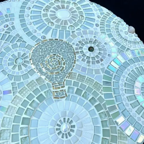 Mandala em Mosaico Elemento Ar