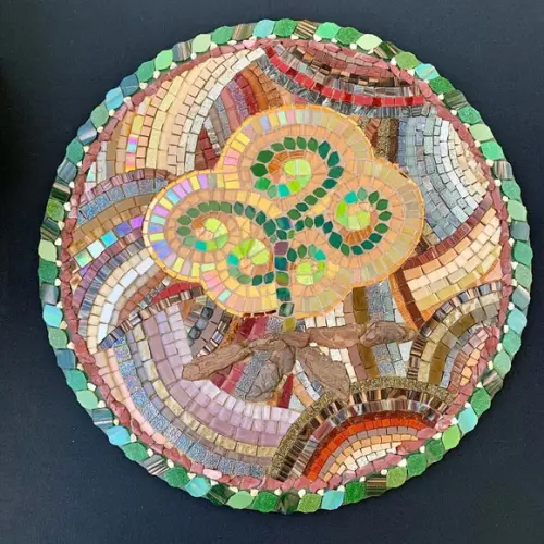 Mandala em Mosaico Elemento Terra
