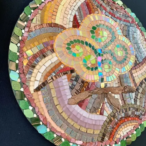 Mandala em Mosaico Elemento Terra