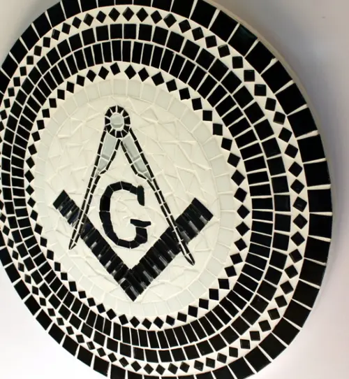 Mandala em Mosaico Maçonaria