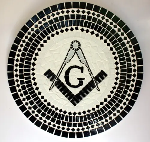 Mandala em Mosaico Maçonaria