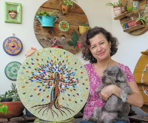 Mandala em Mosaico Mãe Natureza
