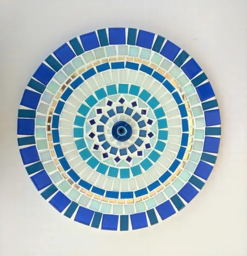 Mandala em Mosaico Olho Grego