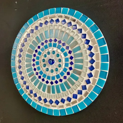 Mandala em Mosaico Olho Grego