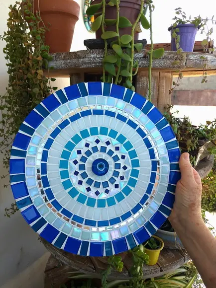 Mandala em Mosaico Olho Grego
