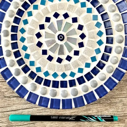 Mandala em Mosaico Olho Grego 20