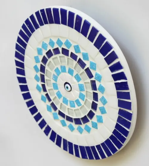 Mandala em Mosaico Olho Grego