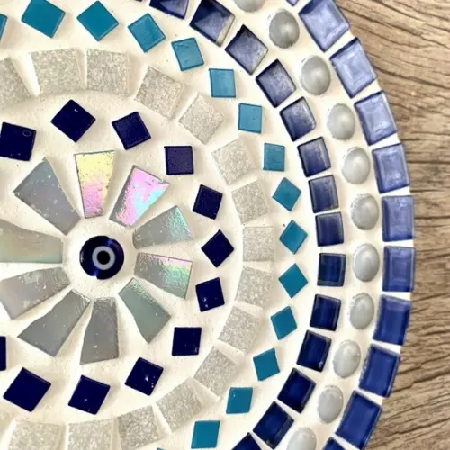 Mandala em Mosaico Olho Grego 20
